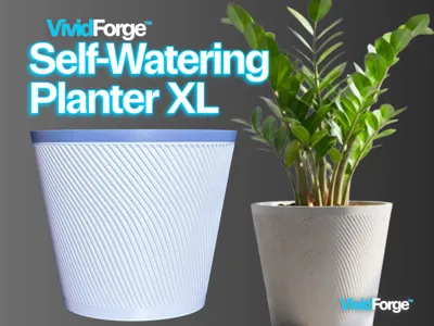 SELF-WATERING PLANTER "CLAU" BY VIVID FORGE 