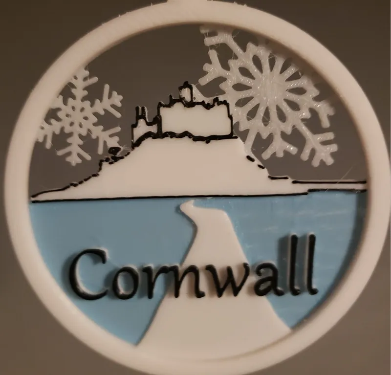 Cornwall Christmas Tree Decoration