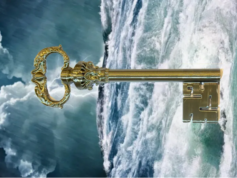 Ornate Fantasy Dungeon Key, D&D Prop RPG Accessory