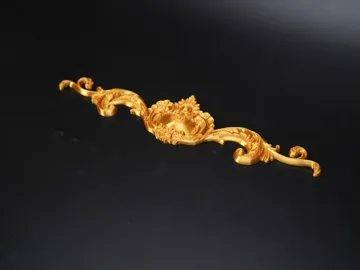 Letrero o emblema decorativo: Baroque Horizontal Cartouche Scroll Relief — vista de referencia 5