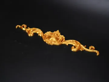 Letrero o emblema decorativo: Baroque Horizontal Cartouche Scroll Relief — vista de referencia 4