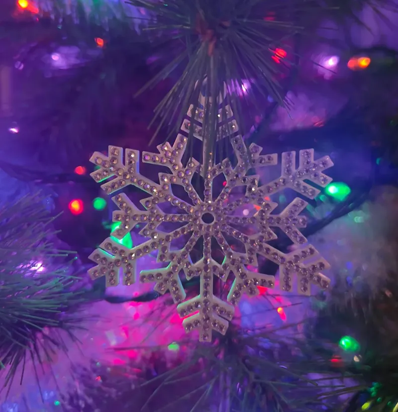 Snowflake Ornament 75x75x3mm