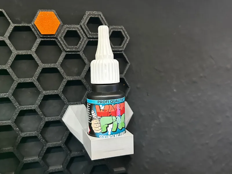 Honeycomb Superglue holder