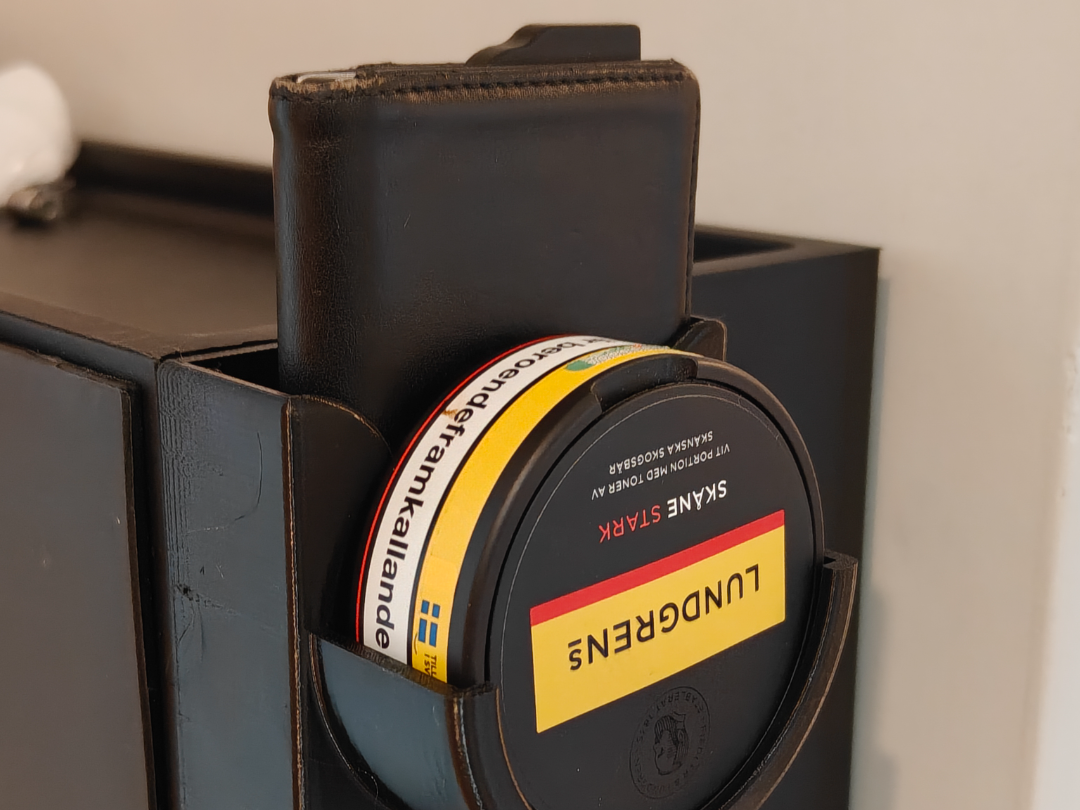Keys, Wallet & Snus / Zyn Wall holder