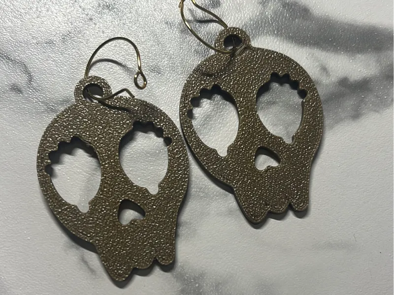 Skull earrings