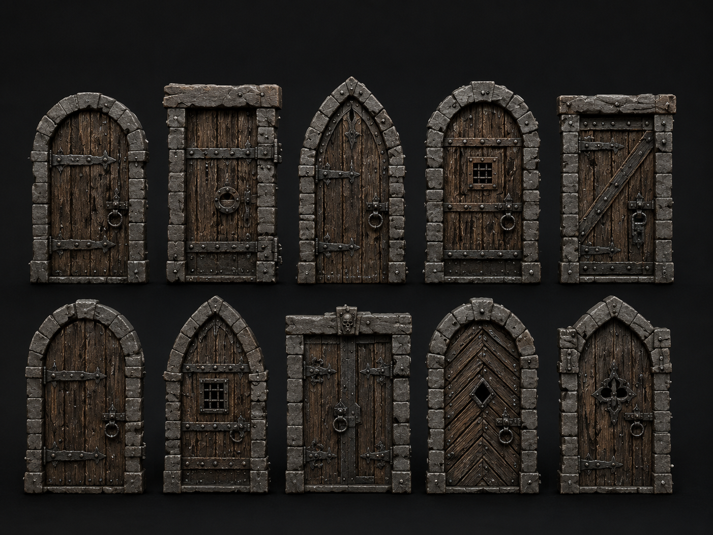 Doors greeble pack