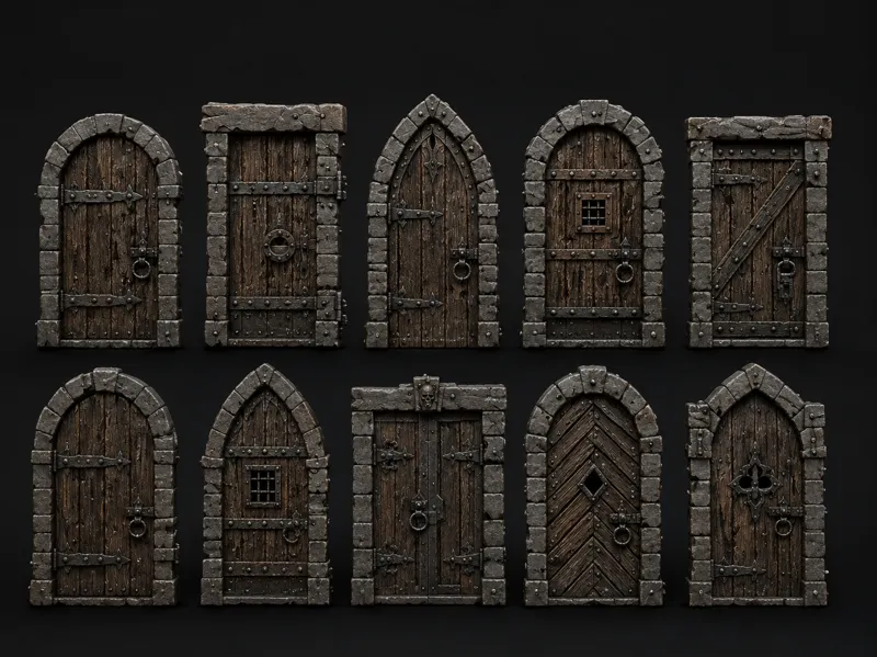 Doors greeble pack