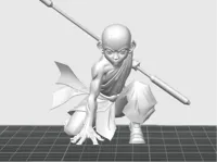 Figurine Aang et son bâton — photo 2