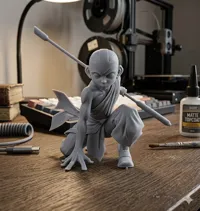 Figurine Aang et son bâton — photo 3