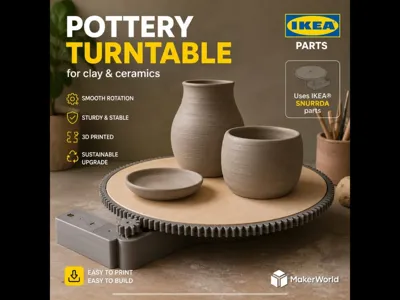 rotating table for ceramics