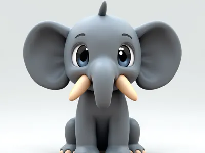 Cute elephant