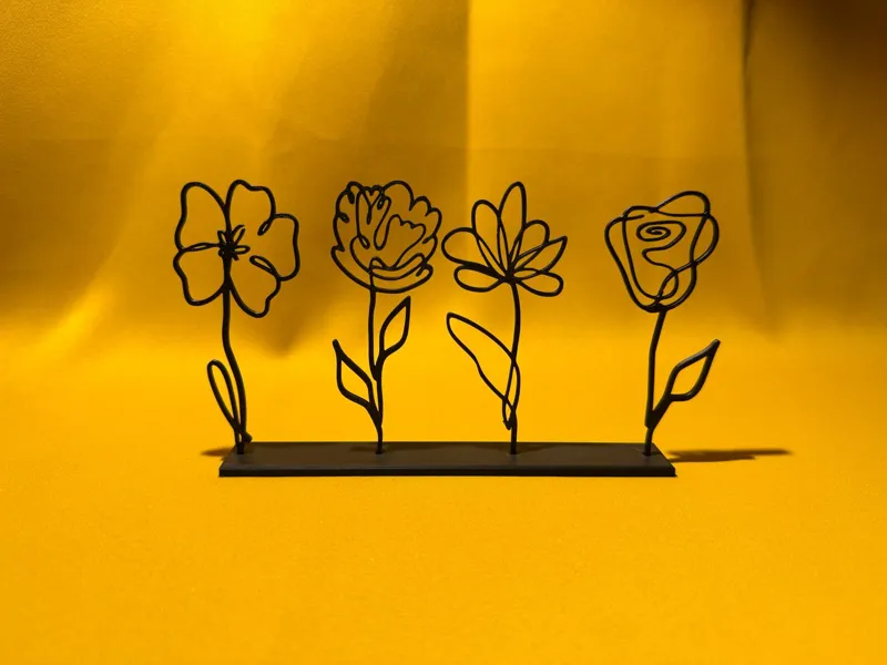 Flowers in a stand