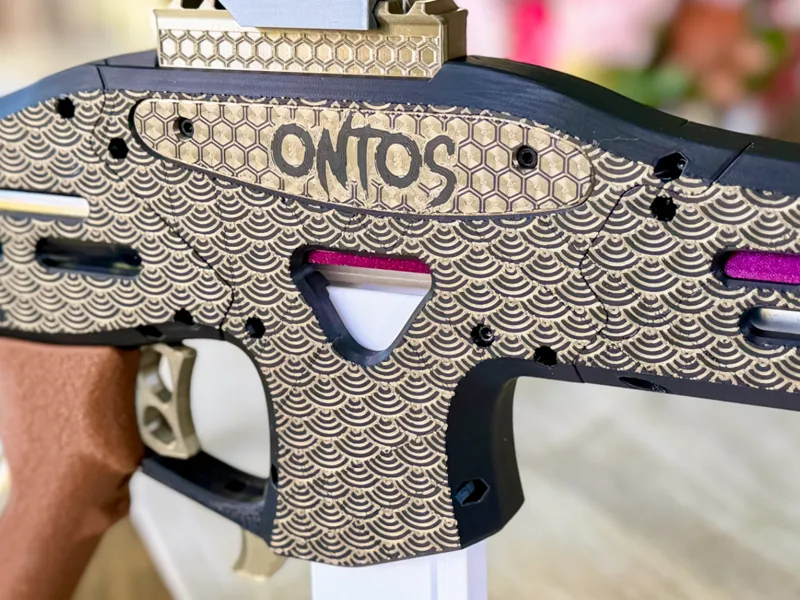 Endless Ocean Patterned ONTOS Nerf Foam Blaster