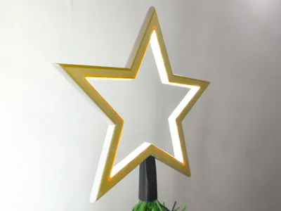 Christmas star, Luminous Christmas star.