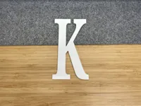 Lettre K décorative, déco murale alphabet — photo 2