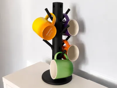 Modular Mug Tree Organizer | Round Edition