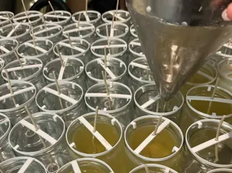 Candle Wick Centering Ring – 68mm Jar Holder