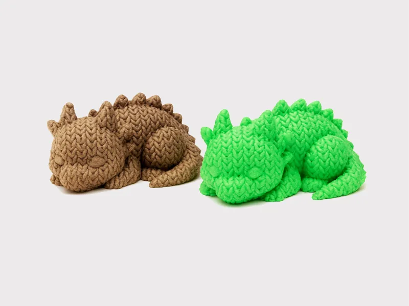 Sleeping Knitted Dragon