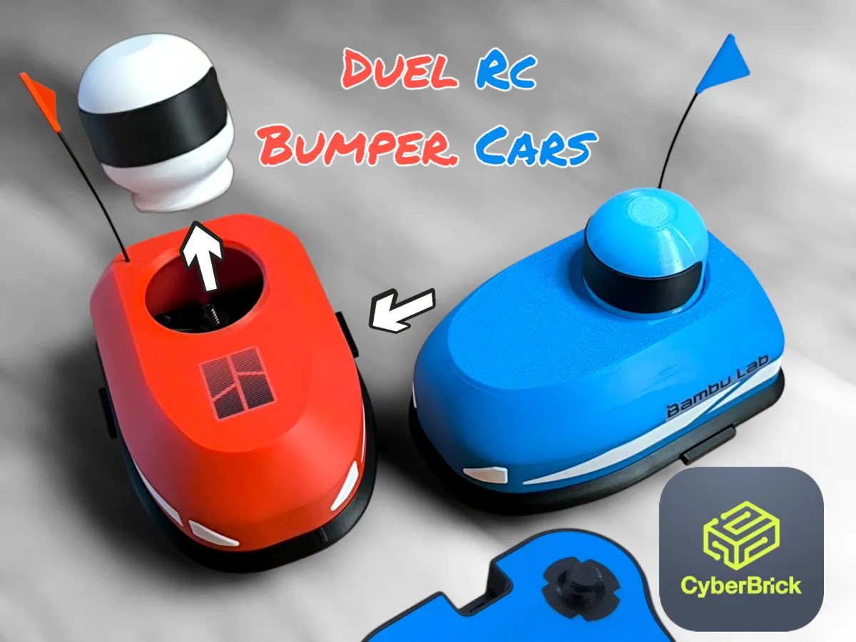 Duel Bumper Car #Cyberbrick - Free 3D Print Model - MakerWorld