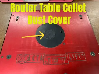 Router Table Dust Cover / Insert