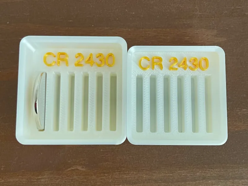 CR 2430 Battery Gridfinity Holder 1x1