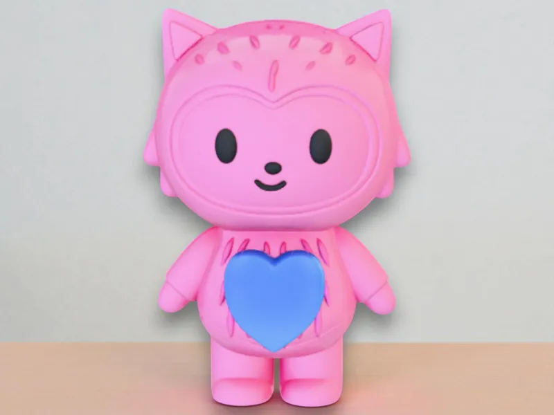 Cute Collectible Toy Figure – Modelo 3D Imprimible