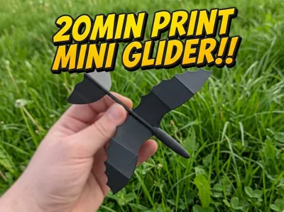 Mini Glider v2 – Fast Printable Glider