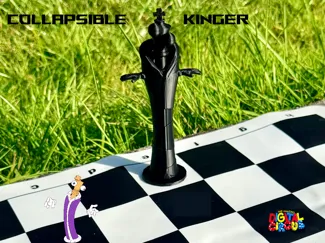 Kinger Collapsible Chess Piece