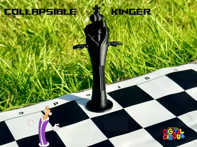 Kinger Collapsible Chess Piece