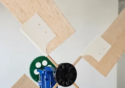 Kidwind blade adapter
