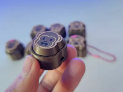 Funny monkey keychains  - Clickers Fidget