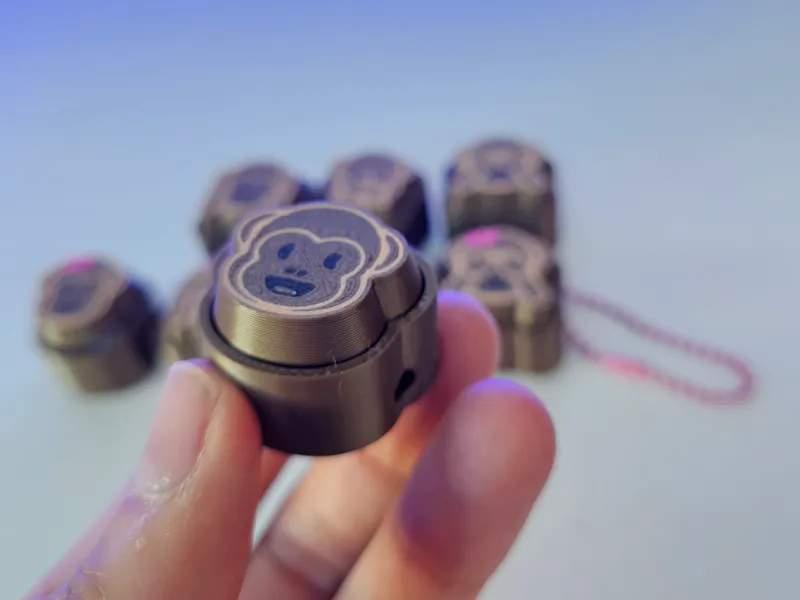 Funny monkey keychains  - Clickers Fidget