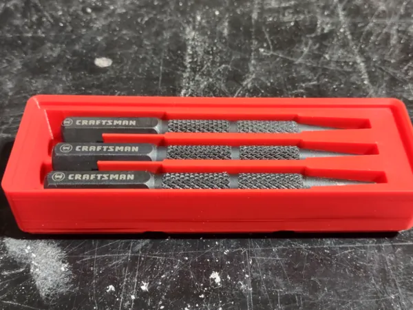 Bac Gridfinity 1x3 pour jeu de pointes Craftsman