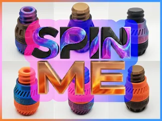 Spin Me - fidget toy - a Stress Nut knock-off
