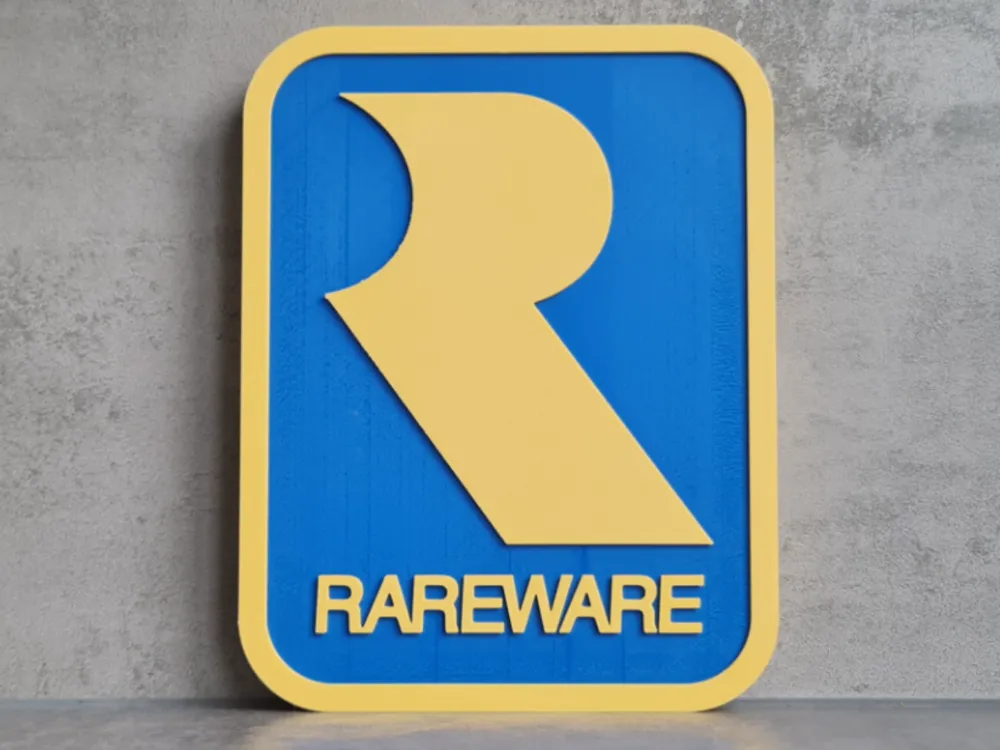Rareware Logo / Sign - Free 3D Print Model - MakerWorld