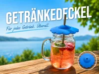 Getränkedeckel mit Strohhalmöffnung