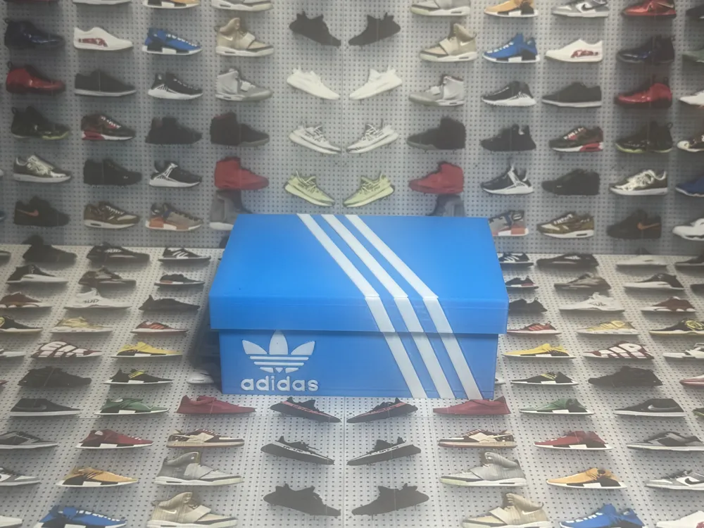 Adidas Box Size Mini Adidas Shoe Box Storage Box - NO AMS - Free 3D Print Model ...