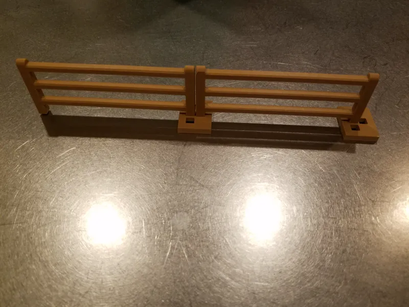 Toy farm fence