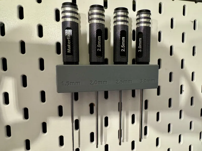 Hex Screwdriver Holder for Ikea Skadis