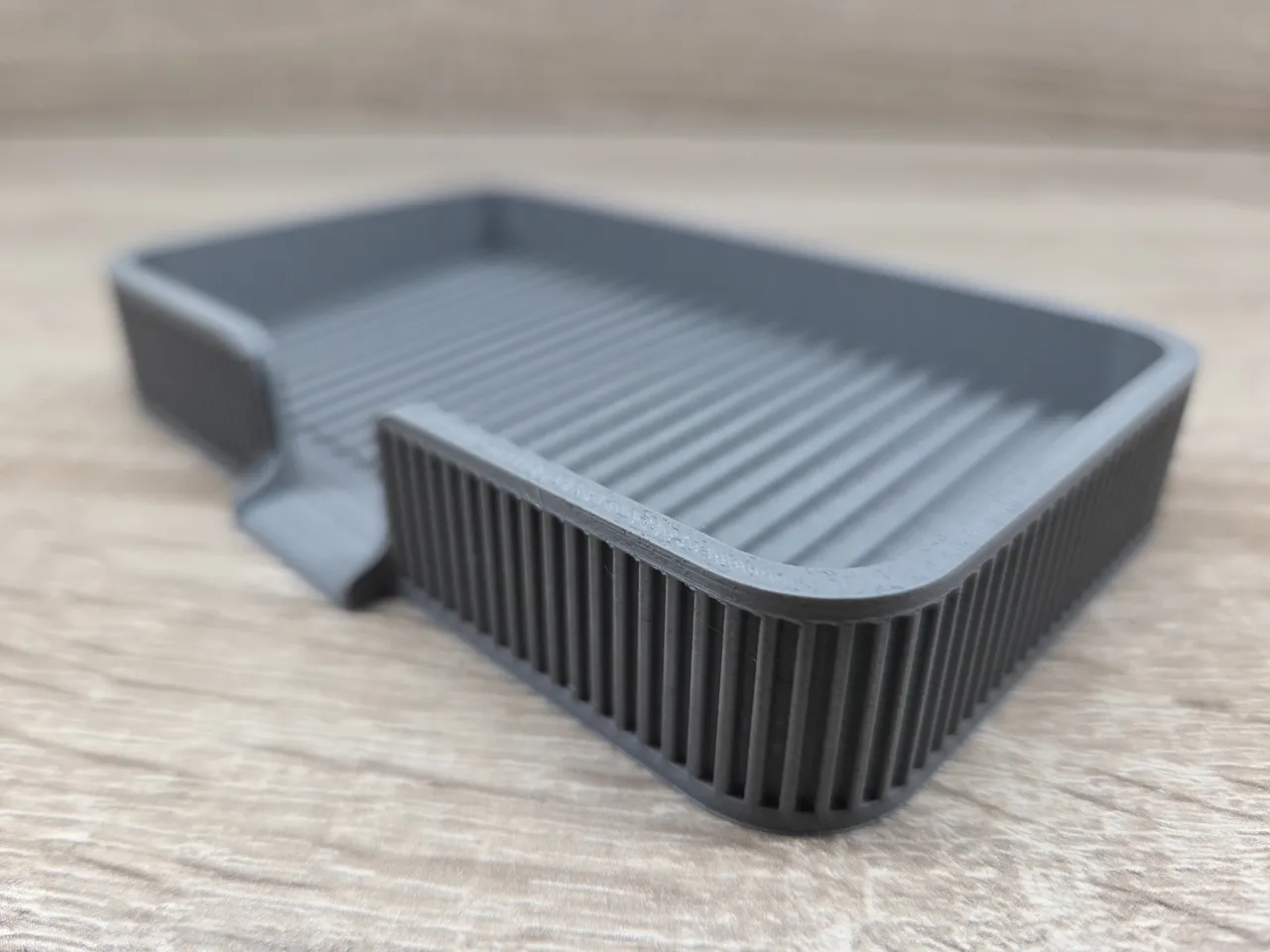 Japandi Drain Tray – Sponge & Soap Holder view 2