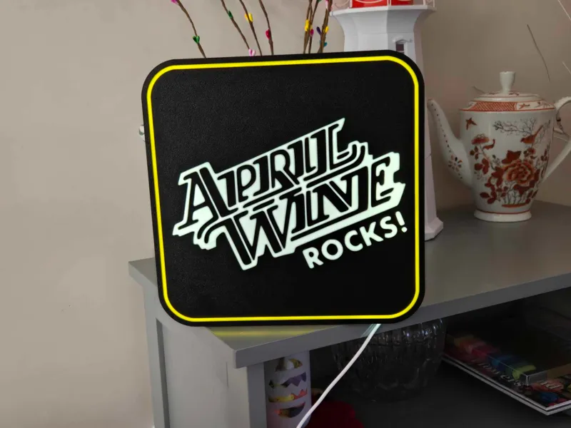 April Wine Light Box