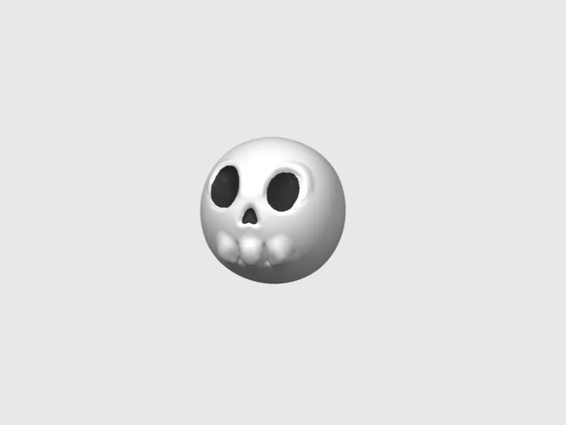 Cartoon SKULL