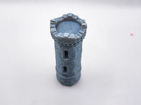 Tour médiévale miniature pour jeu de figurines