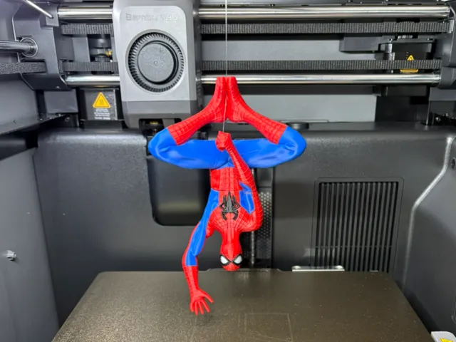 High Detail - Hanging Spiderman