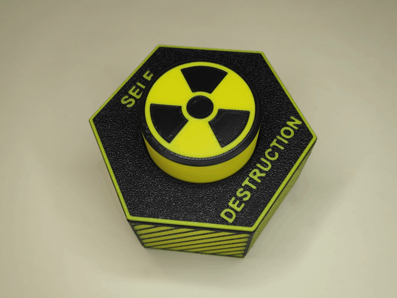 Self-Destruction Prank Button