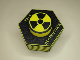 Self-Destruction Prank Button