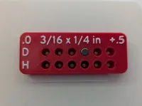 3/16 x 1/4 in