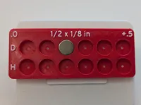 1/2 x 1/8 in