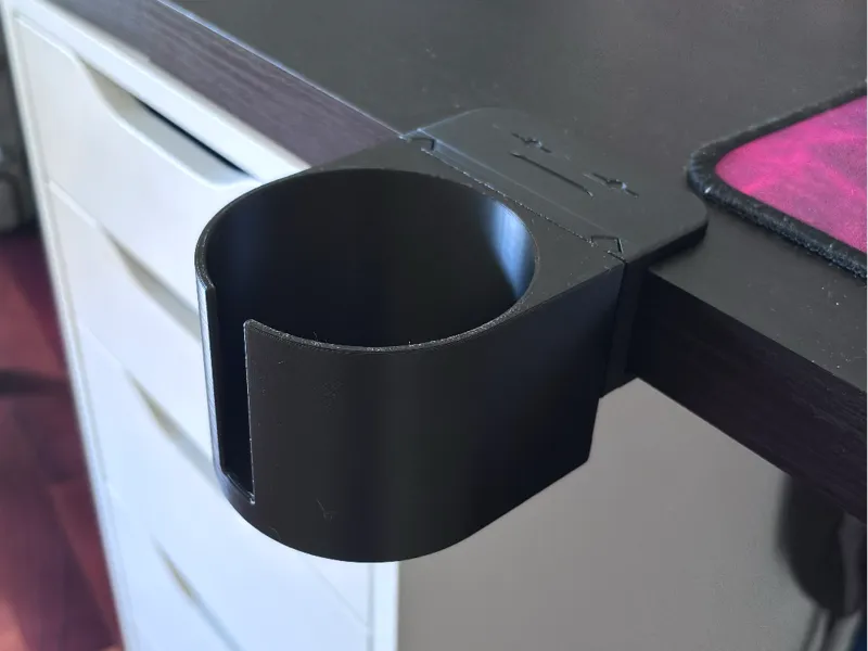 Modular Desk Clamp Cup Holder (35 mm)