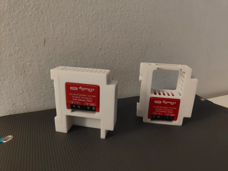 SUPPORTO BARRA DIN X 1/2 SHELLY MINI GEN3 E 4
